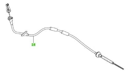 NEW Genuine Suzuki Ignis 2015-Onwards Clutch Cable 23710-62R20