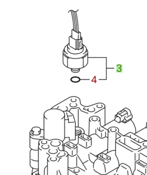 NEW Genuine Suzuki S-Cross 1.6 AUTO CVT Box Pressure Sensor 26540-82KN0