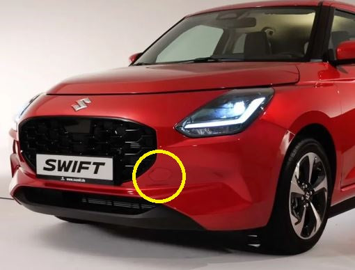 NEW Genuine Suzuki SWIFT 2024-ON Tow Eye Cover Clip Cap PAINTED RED71712-70T00-ZWP