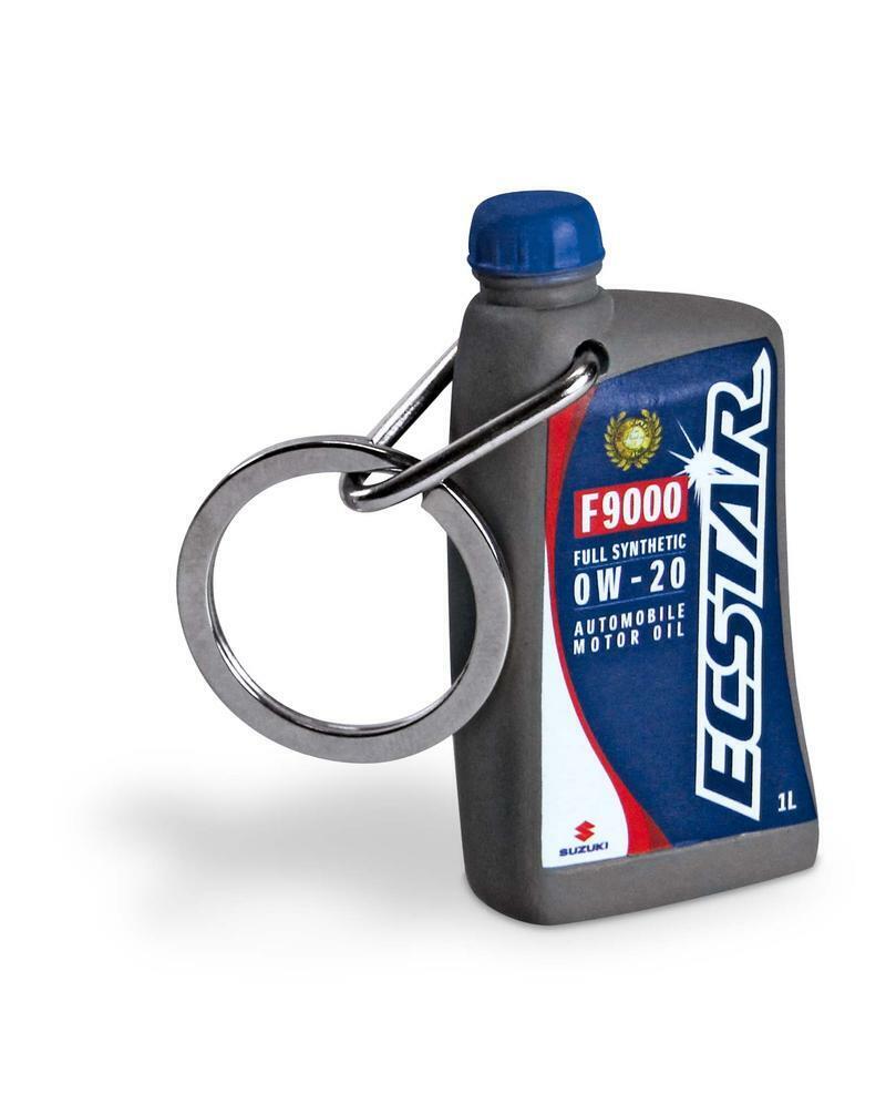 NEW Genuine Suzuki ECSTAR Oil Bottle Keyring 990F0-ECKA1