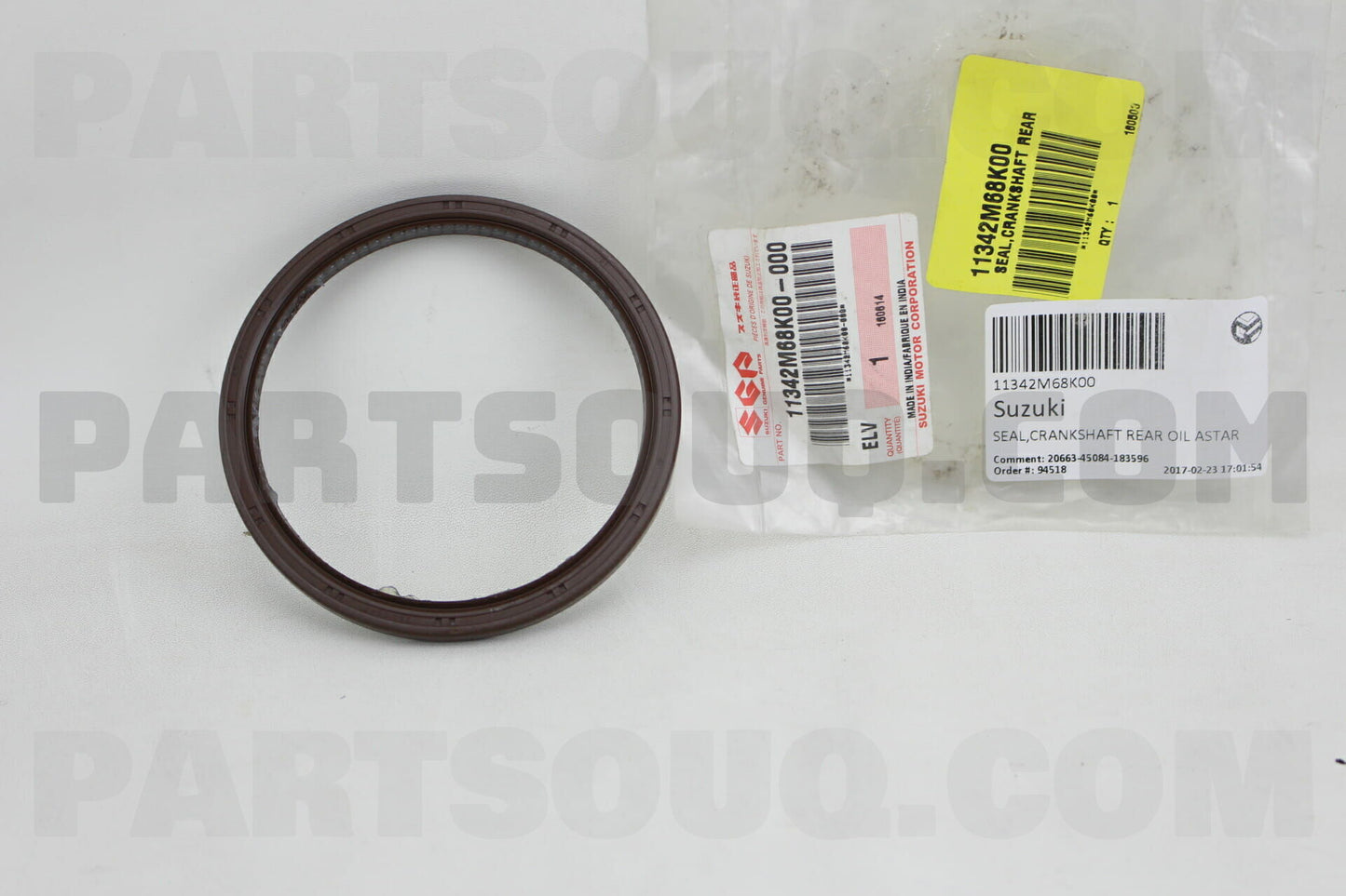 NEW Genuine Suzuki ALTO Rear Main Crank Crankshaft OIL SEAL 1 11342M68K00