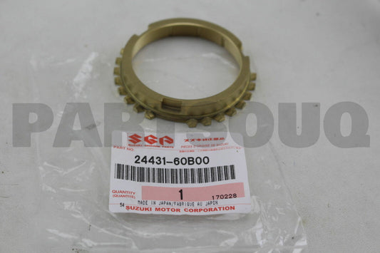 NEW GENUINE Suzuki SWIFT 1.3 2005-2011 Gearbox 1st Gear SYNCHRO SYNCRO RING 24431-60B00