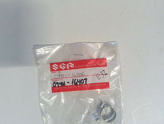 1x NEW Genuine Suzuki FUEL Rubber Hose SPRING CLAMP CLIP 09401-16407
