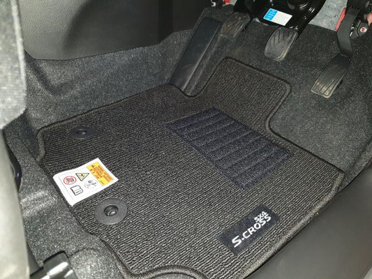 NEW Genuine Suzuki S-CROSS 2020-On Hybrid 4x Carpet Mats Black 75901-57T00