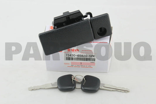 Genuine Suzuki GRAND VITARA Glove Box Handle Door Lock BLACK 73430-65820-5PK