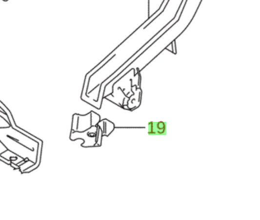 NEW Genuine Suzuki ALTO 2000-06 Rear Trailing Arm Hanger Reinforcer 62181M53M00
