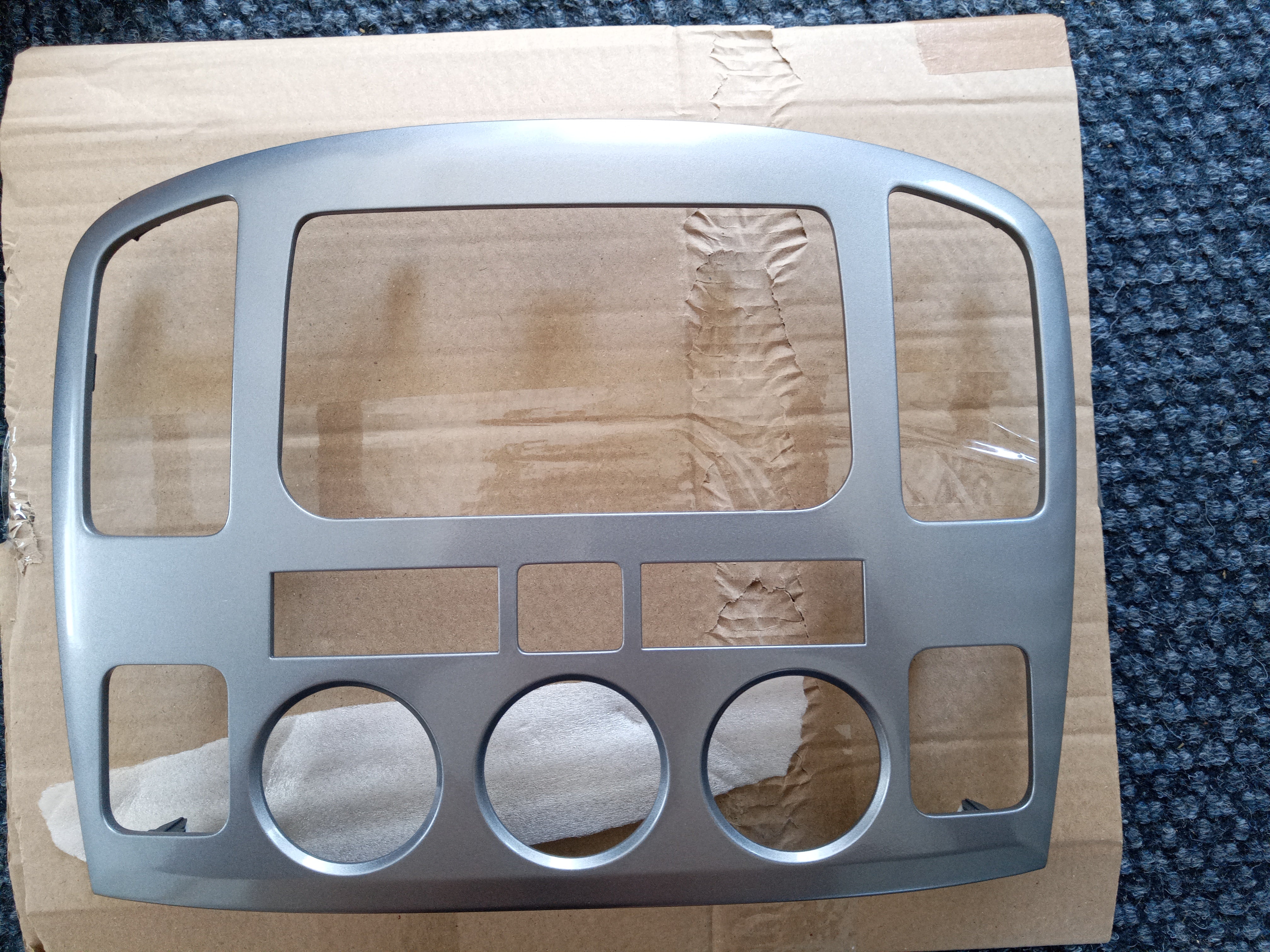 NEW Genuine Suzuki GRAND VITARA Silver Stereo Facia Trim Surround 7382 ...