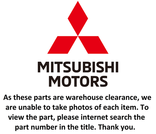 NEW MITSUBISHI MAT SET - WITH RR DUCTS (CLASS MZ314854 Genuine Part