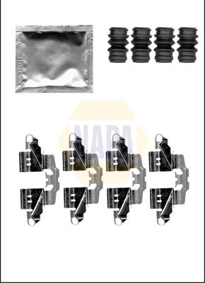 NEW NAPA Suzuki VITARA 2016-ON Rear Brake Pad Fitting Kit NFK1147