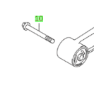 1x NEW Genuine Suzuki WAGON R 1.2 Rear Trailing Arm Bolt 09509-12004