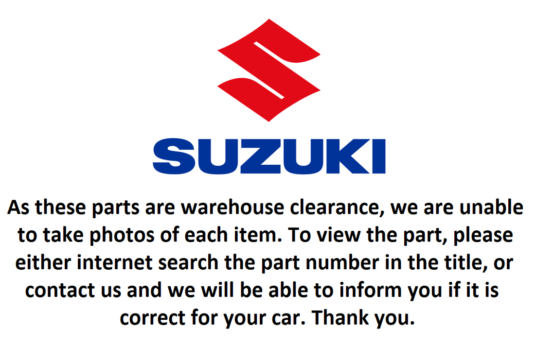 CLEARANCE New Genuine Suzuki Part No. 990E0-68L41-000 - FLOOR MAT SET DLX RHD SWIFT