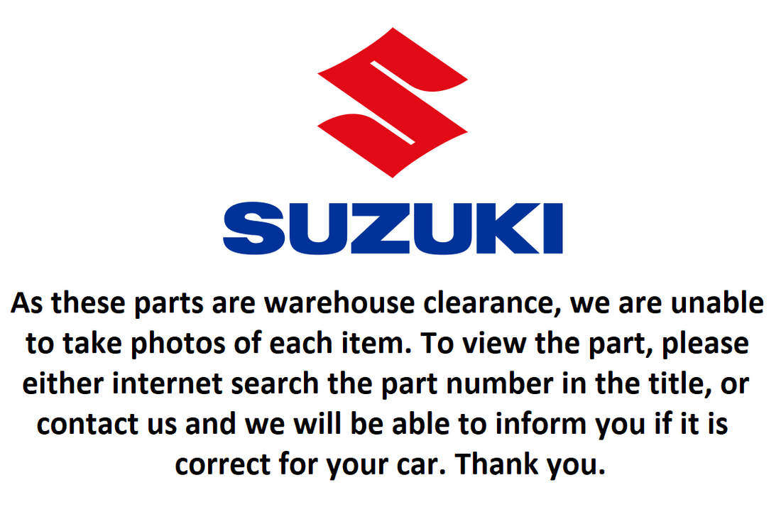 .CLEARANCE New Genuine Suzuki Part No.  - 17521-81PB0-RX0 - BELT,WATER PUMP A1K412 New