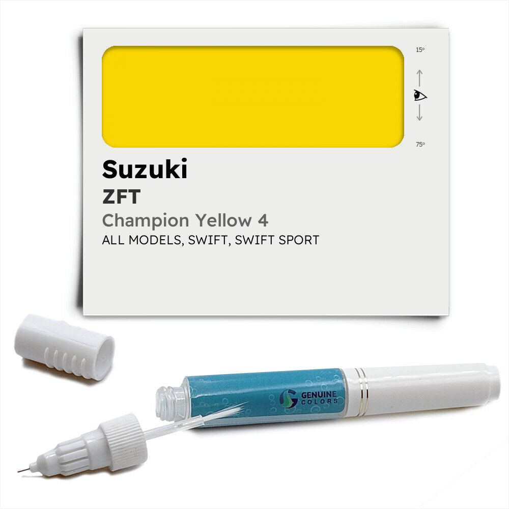 NEW Genuine Suzuki SWIFT SPORT TOUCH UP PAINT Stick Pen Brush Set CHAMPION YELLOW 99000-10316-ZFT
