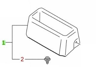 NEW Genuine Suzuki JIMNY 2019-On Lower Centre Console Storage Box 75810-77R00-5PK