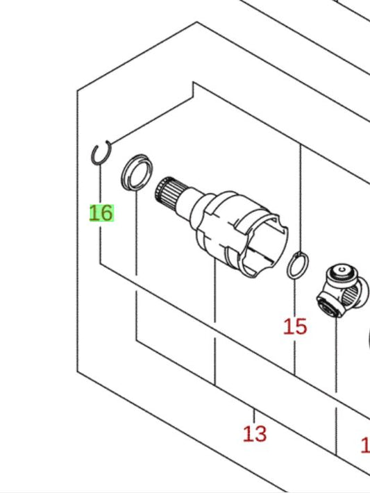 NEW Genuine Suzuki SWIFT 2011-2016 Driveshaft Gearbox SNAP RING 44112-58JA0