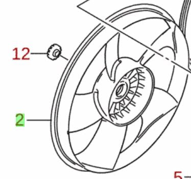 NEW Genuine Suzuki VITARA 1.4 Cooling Radiator Fan LEFT 17111-81S00