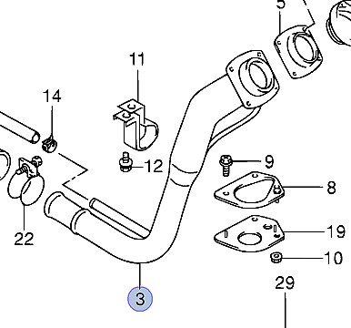 Brand NEW Genuine Suzuki IGNIS 1.3 Petrol Fuel Filler Metal Pipe 89201-80G11