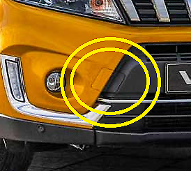 NEW Genuine Suzuki VITARA 2019- Tow Eye Cover Clip Cap UNPAINTED 2 Part item