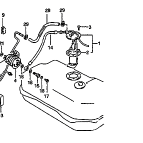 NEW Genuine Suzuki VITARA Fuel In Tank PUMP for SE TYPE Model 15100-61A1V