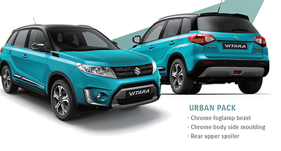 Brand NEW Genuine Suzuki VITARA Full URBAN PACK 2015-> 3 Part Kit Spoiler Choice