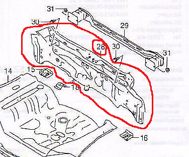 NEW Genuine Suzuki CELERIO Rear Back Panel Crash 65400-84M00