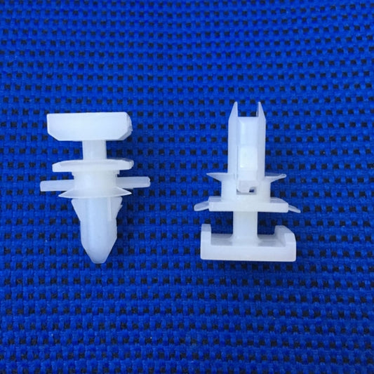 2x NEW Genuine Suzuki A-PILLAR TRIM CLIPS CLIP WHITE 76243-77K00