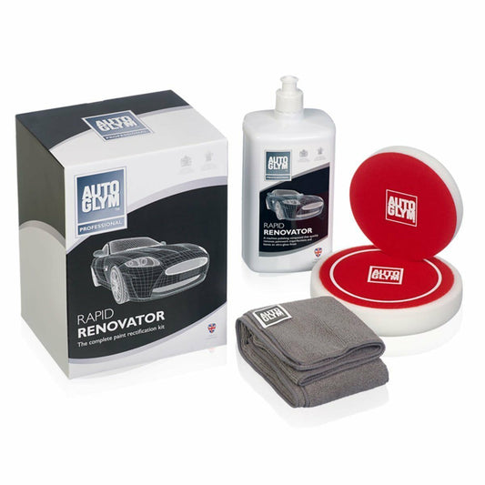 AUTOGLYM DRAPER Machine Rotary Polish RAPID RENOVATOR Kit Set + GIFT