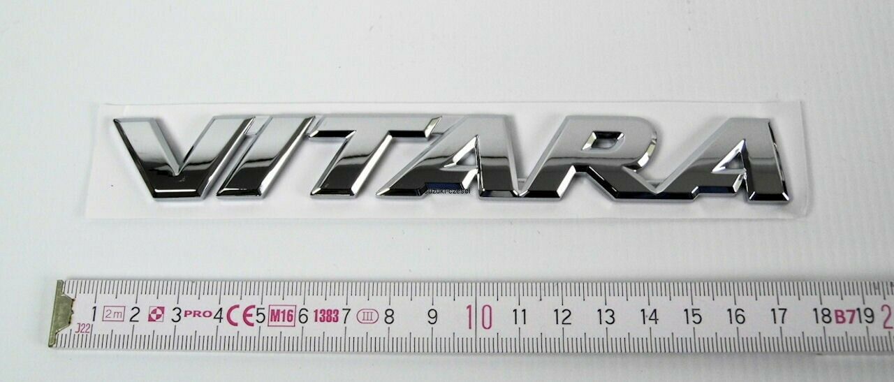 NEW Genuine Suzuki VITARA Chrome Badge Emblem Self Adhesive 77831-54P00-0PG