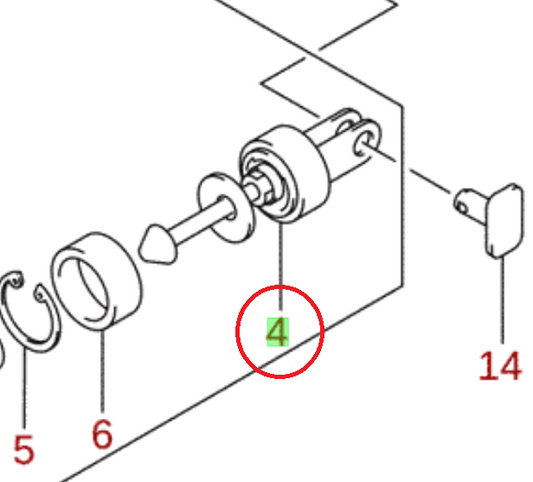 NEW Genuine Suzuki GRAND VITARA GV Clutch Master Cylinder Plunger Rod 23813-65D0