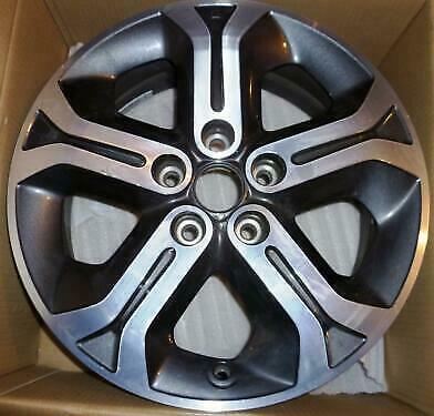 NEW Genuine VITARA 2015-ON Black Silver Diamond Alloy Wheel 17" 43210-54P70-ZMS