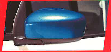 PAIR of NEW Genuine Suzuki SWIFT 2017> Mirror Covers BLUE - NO MIRROR INDICATOR