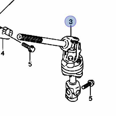 NEWGenuine Suzuki GV GRAND VITARA 2.0 Steering Shaft Universal Joint 48220-65D10