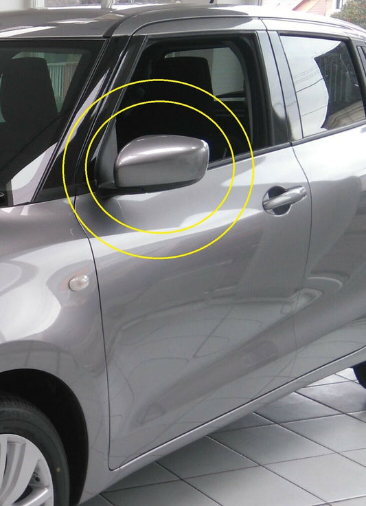 NEW Suzuki SWIFT 2017-24 Wing Mirror Cover Cap LEFT 84728-52R20-ZNC GREY