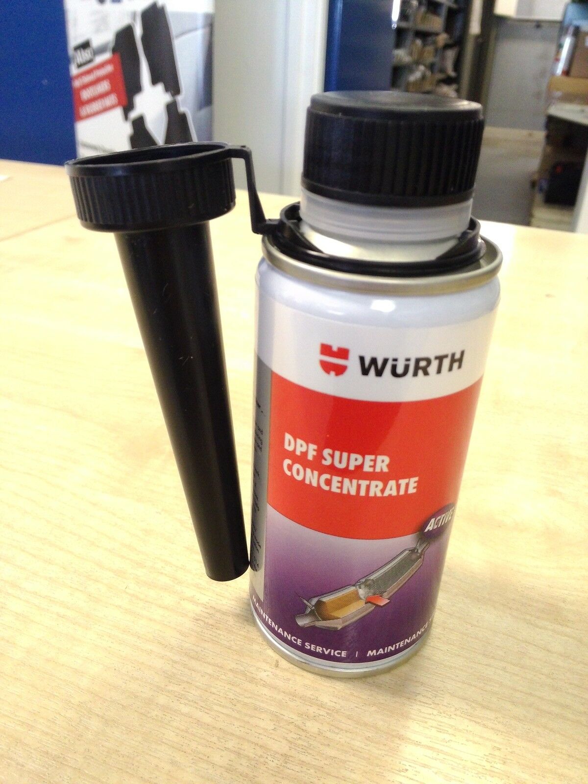 NEW GENUINE WURTH DPF SUPER CONCENTRATE CLEANER FUEL ADDITIVE 150ML