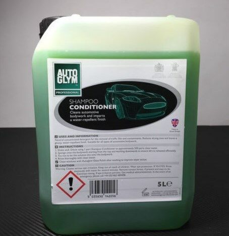 NEW Autoglym Professional SHAMPOO CONDITIONER 5L 5 Litre FREE AIR FRESHENER