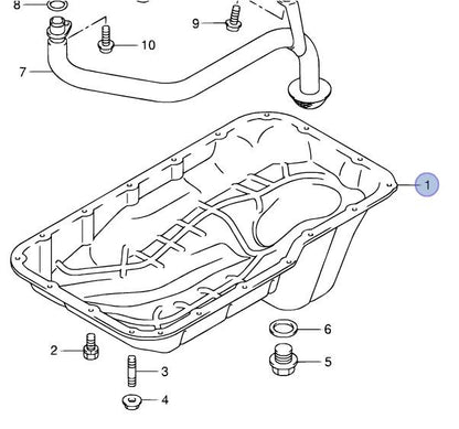 Genuine Suzuki Jimny Engine Oil Sump Pan 1.3 M13A 11510-80A01 TIMING CHAIN TYPE