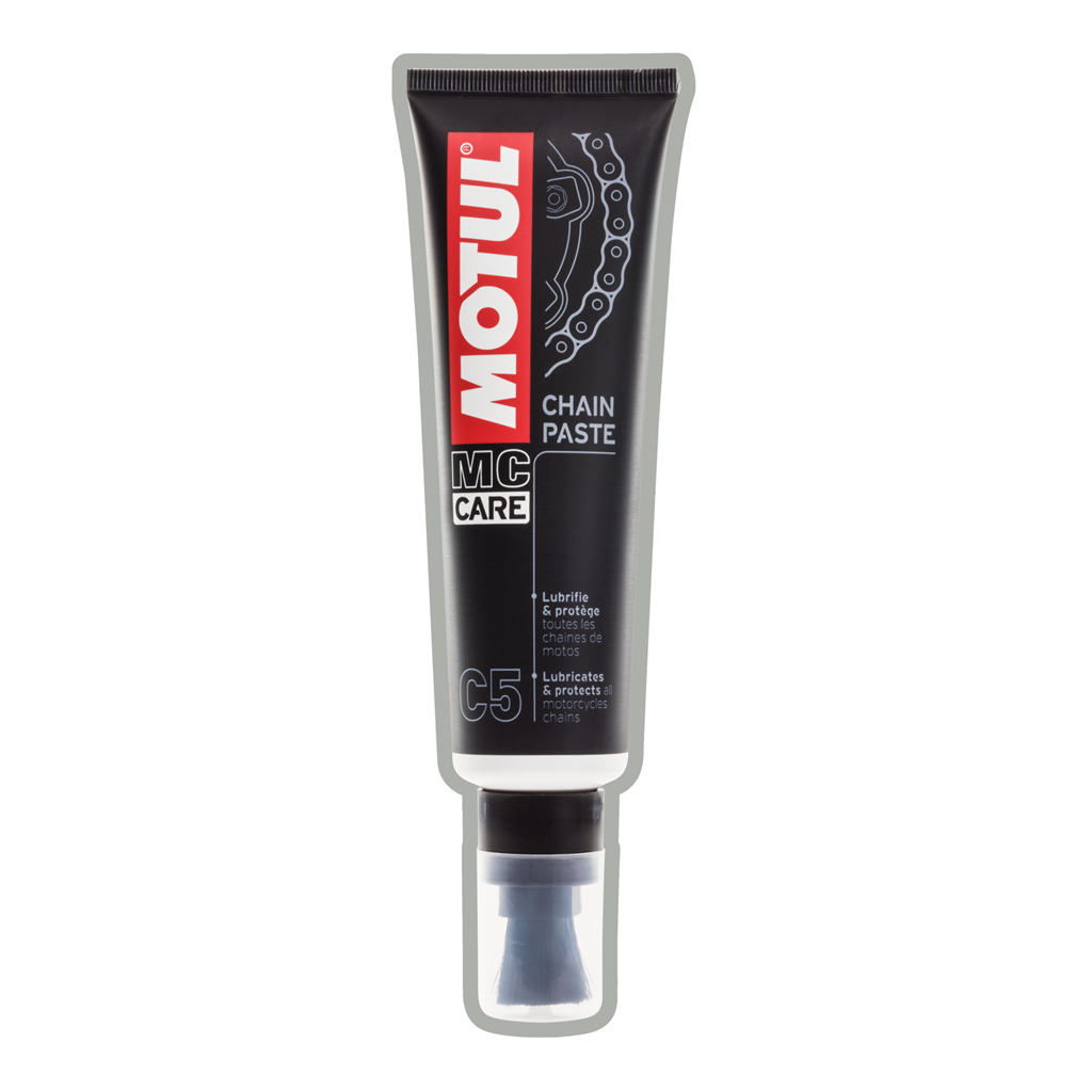 NEW Motul C5 CHAIN LUBE PASTE 150ml Tube with BRUSH APPLICATOR 450136