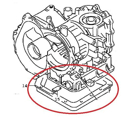 NEW Genuine Suzuki Wagon R AUTO TRANSMISSION Oil Sump Pan + Gasket 24761-83E10