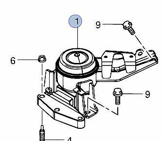 NEW Genuine Suzuki SWIFT 2011-2016 DIESEL RIGHT Engine Mount Gearbox 11610-68L50