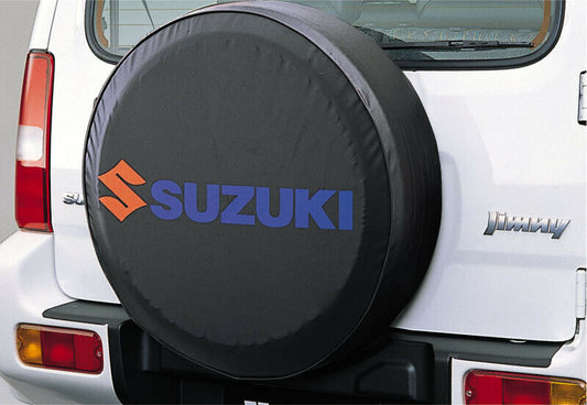 Genuine Suzuki JIMNY Soft Leather Spare Wheel Cover Black BLUE 99000-990YB-700
