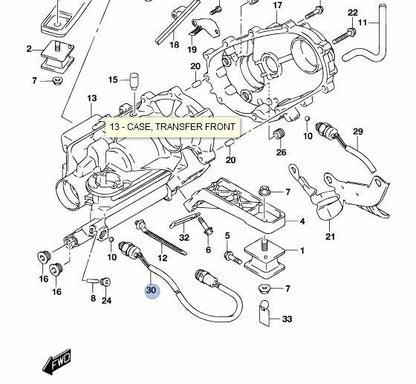 NEW Genuine Suzuki Jimny Gearbox Transfer 4WD 4 Wheel Drive Switch 37630-76J20