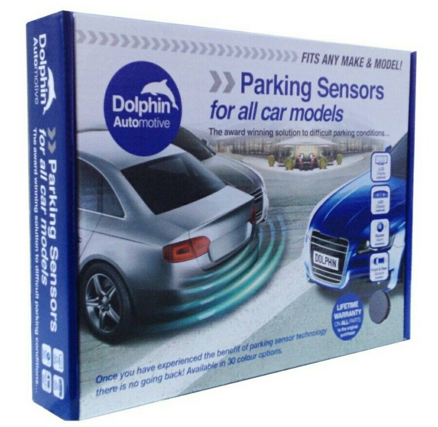 Brand New Dolphin Reverse Parking Sensor Kit MATT BLACK - DPS400