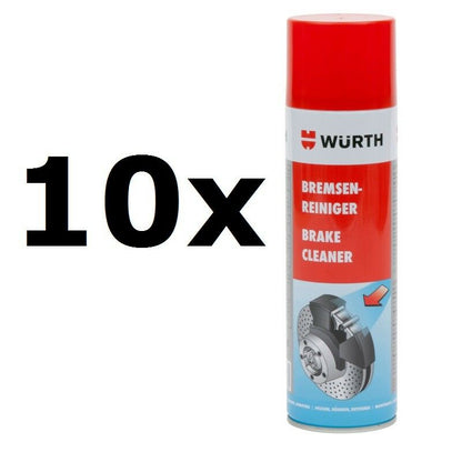 NEW Genuine WURTH Brake Cleaner Aerosol Solvent Spray Can Trigger 500ML 08901087