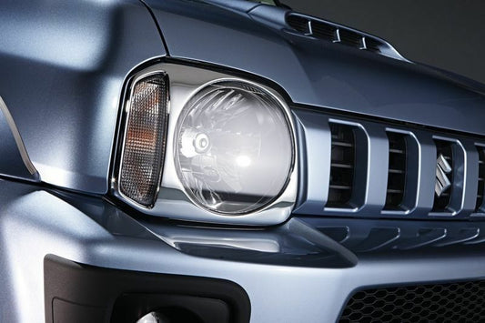 Genuine Suzuki JIMNY Pair Front Headlight Surround Covers CHROME 99000-99064-487