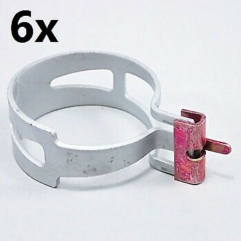 6x NEW Genuine Suzuki Cooling Radiator Rubber Hose SPRING CLAMP CLIP 09401-30405