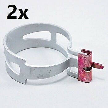 2x NEW Genuine Suzuki Cooling Radiator Rubber Hose SPRING CLAMP CLIP 09401-30405