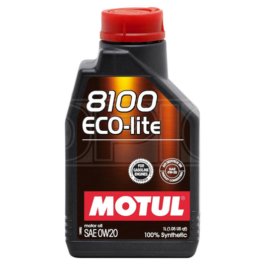 NEW Motul 8100 ECO-lite 0w20 0W-20 0-20 FULLY SYNTHETIC MOTOR ENGINE OIL 1 Litre