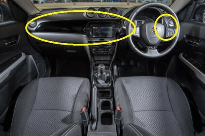 NEW Genuine Suzuki VITARA Dashboard Panel Garnish 2pc Kit RED 990E0-54P73-ZCF