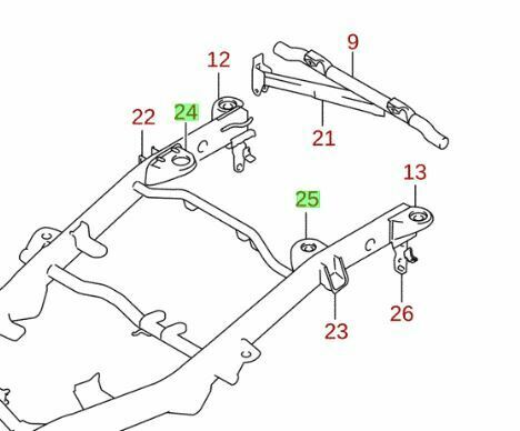 NEW Gen Suzuki JIMNY Right Side Rear Coil Spring Cup Support Chassis 57880-81A00