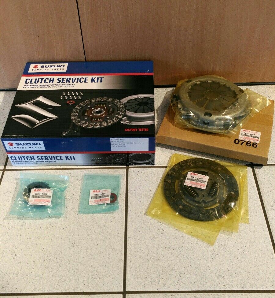 Genuine Suzuki JIMNY 1.3 Complete 4pc Clutch Service Kit COVER DISC BEARINGS